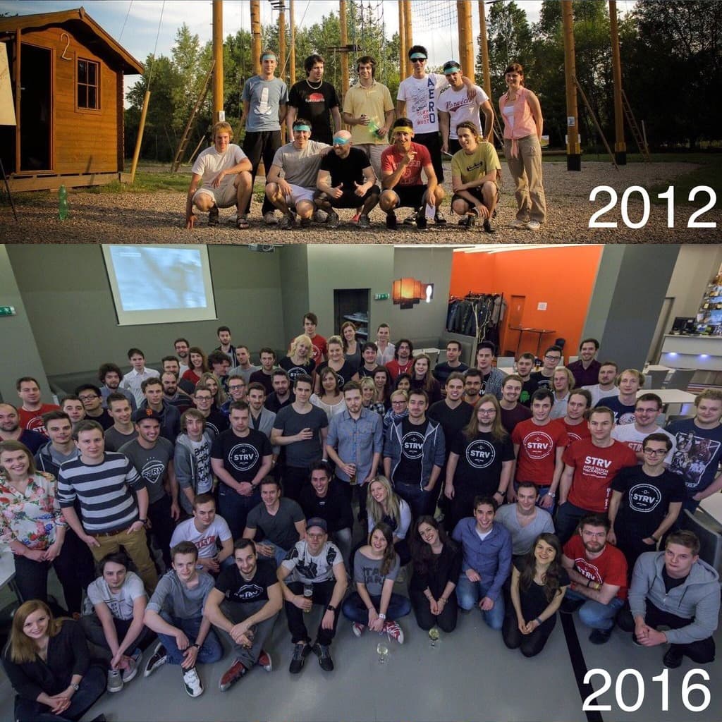 Tým STRV v letech 2012 a 2016